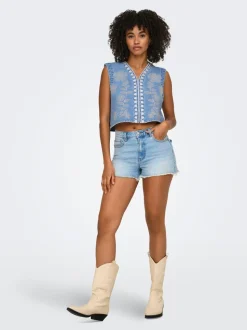 ONLNOELLA Denim top