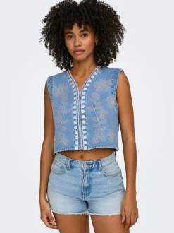 ONLNOELLA Denim top