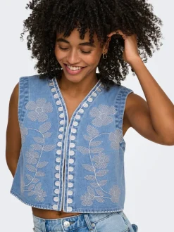 ONLNOELLA Denim top
