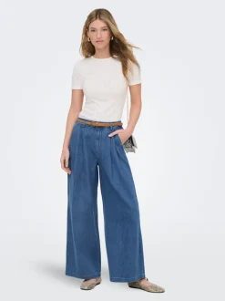 ONLNORRIE High waist Wide leg fit Jeans