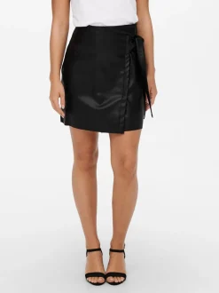 ONLOLIVIA Leren rok Korte rok