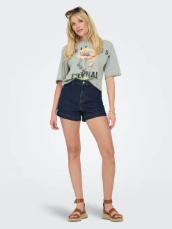 ONLPARIS High waist Regular fit Denim shorts