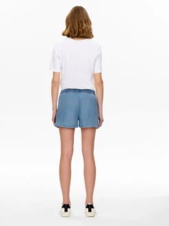 ONLPEMA Mid waist Relaxed fit Denim shorts
