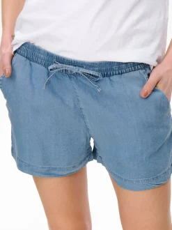 ONLPEMA Mid waist Relaxed fit Denim shorts
