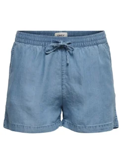 ONLPEMA Mid waist Relaxed fit Denim shorts