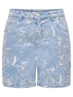 ONLPHINE-AUDE High waist Regular fit Denim shorts