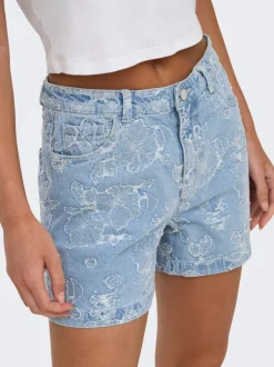 ONLPHINE-AUDE High waist Regular fit Denim shorts