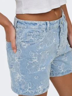 ONLPHINE-AUDE High waist Regular fit Denim shorts