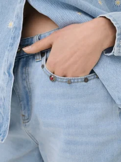 ONLPHINE Mid waist Regular fit Denim shorts