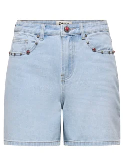 ONLPHINE Mid waist Regular fit Denim shorts