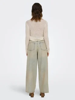 ONLPIPER-SONIC High waist Wide leg fit Jeans