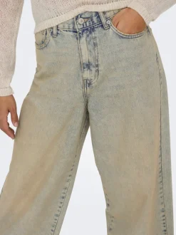 ONLPIPER-SONIC High waist Wide leg fit Jeans