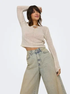 ONLPIPER-SONIC High waist Wide leg fit Jeans