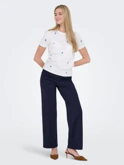 ONLPOPTRASH-SUKI Loose fit Broek met wijde pijpen