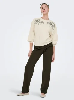 ONLPOPTRASH-SUKI Loose fit Broek met wijde pijpen