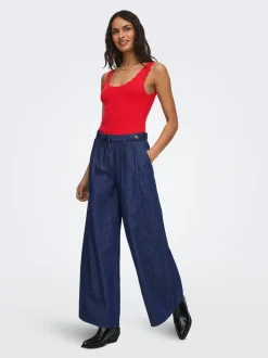 ONLPOSE High waist Wide leg fit Jeans