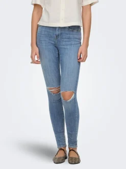 ONLPOWER Mid waist Skinny fit Enkel lengte Jeans
