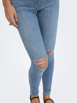 ONLPOWER Mid waist Skinny fit Enkel lengte Jeans