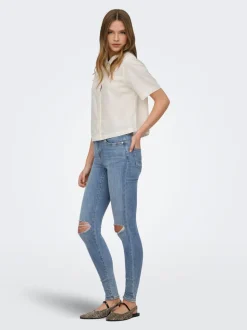 ONLPOWER Mid waist Skinny fit Enkel lengte Jeans