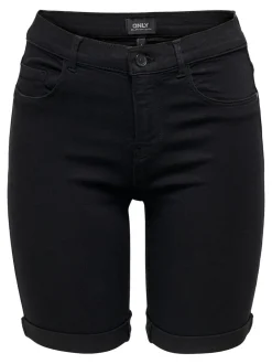 ONLRAIN Mid waist Bodycon fit Denim shorts