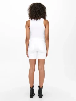 ONLRAIN Mid waist Bodycon fit Denim shorts