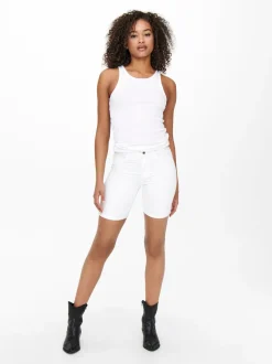 ONLRAIN Mid waist Bodycon fit Denim shorts