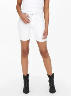 ONLRAIN Mid waist Bodycon fit Denim shorts