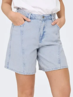 ONLREBECCA Mid waist Regular fit Denim shorts