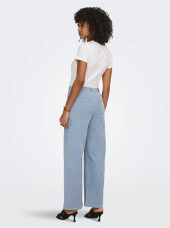 ONLRINE Wide leg fit Broek met wijde pijpen