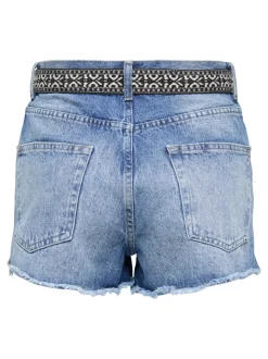 ONLROBYN Extra hight waist Straight fit Denim shorts