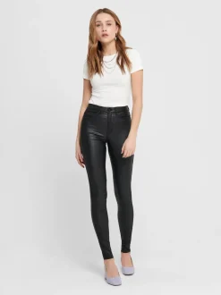 ONLROYAL Skinny fit Broek van synthetisch leer