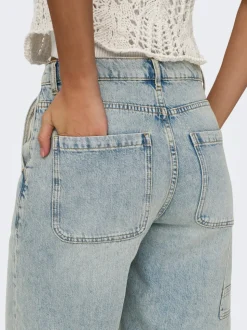 ONLRUTH Mid waist Loose fit Denim shorts