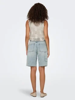ONLRUTH Mid waist Loose fit Denim shorts