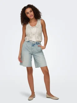 ONLRUTH Mid waist Loose fit Denim shorts