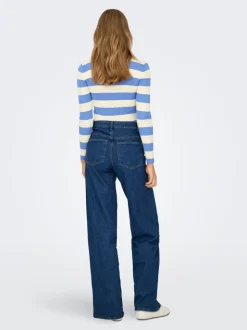 ONLSANNA High waist Wide leg fit Jeans