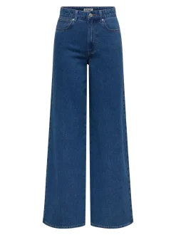 ONLSANNA High waist Wide leg fit Jeans