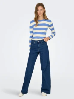 ONLSANNA High waist Wide leg fit Jeans