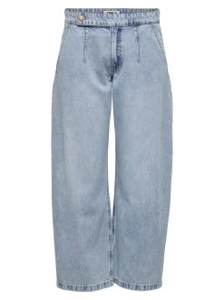ONLSAVONA Mid waist Barrel fit Enkel lengte Jeans