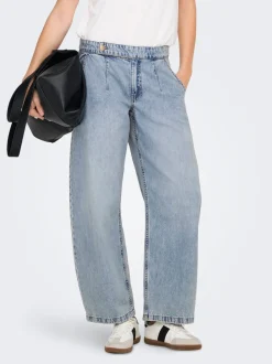 ONLSAVONA Mid waist Barrel fit Enkel lengte Jeans