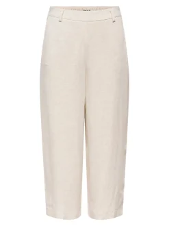 ONLSIESTA Cropped fit Linnen Culotte broek