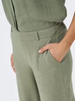 ONLSIESTA Cropped fit Linnen Culotte broek