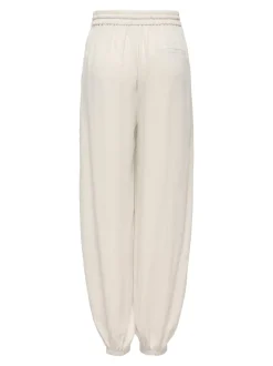 ONLSIESTA Wide leg fit Linnen Broek met wijde pijpen