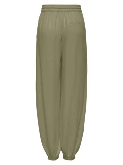 ONLSIESTA Wide leg fit Linnen Broek met wijde pijpen