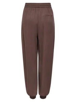 ONLSIESTA Wide leg fit Linnen Broek met wijde pijpen