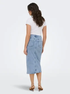 ONLSILJA Denim rok Midi-rok