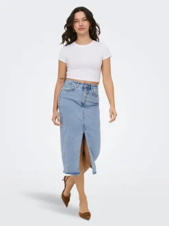 ONLSILJA Denim rok Midi-rok