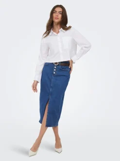 ONLSILJA Denim rok Midi-rok