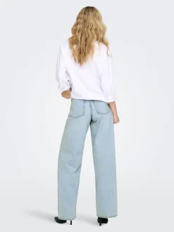 ONLSILKY High waist Wide leg fit Jeans