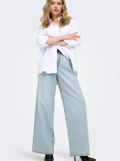 ONLSILKY High waist Wide leg fit Jeans