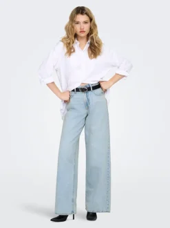 ONLSILKY High waist Wide leg fit Jeans